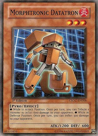 Morphtronic Datatron (CSOC-EN008) - Crossroads of Chaos Unlimited Crossroads of Chaos Yugioh Single  Squirtle Squad Card Shop.