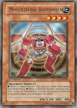 Morphtronic Boomboxen (CSOC-EN009) - Crossroads of Chaos Unlimited Crossroads of Chaos Yugioh Single  Squirtle Squad Card Shop.