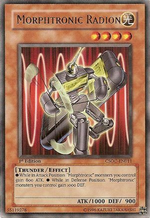 Morphtronic Radion (CSOC-EN011) - Crossroads of Chaos 1st Edition Crossroads of Chaos Yugioh Single  Squirtle Squad Card Shop.