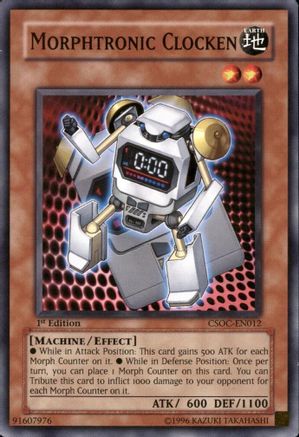 Morphtronic Clocken (CSOC-EN012) - Crossroads of Chaos Unlimited Crossroads of Chaos Yugioh Single  Squirtle Squad Card Shop.