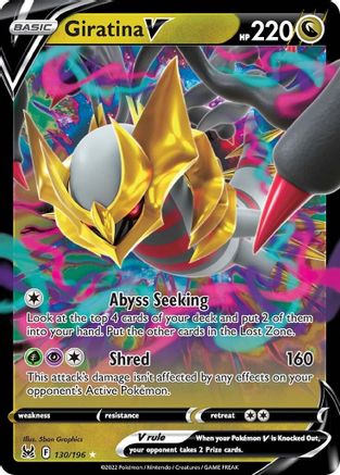 Giratina V 130/196 – Lost Origin – Holo