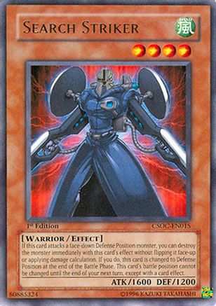 Search Striker (CSOC-EN015) - Crossroads of Chaos Unlimited Crossroads of Chaos Yugioh Single  Squirtle Squad Card Shop.