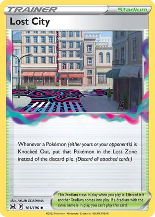 Lost City 161  - Reverse Holofoil SWSH11 Lost Origin - Uncommon SWSH11: Lost Origin Pokemon Single  Squirtle Squad Card Shop.