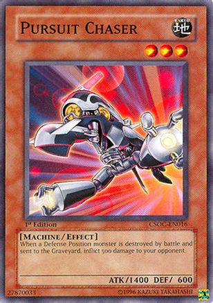 Pursuit Chaser (CSOC-EN016) - Crossroads of Chaos 1st Edition Crossroads of Chaos Yugioh Single  Squirtle Squad Card Shop.