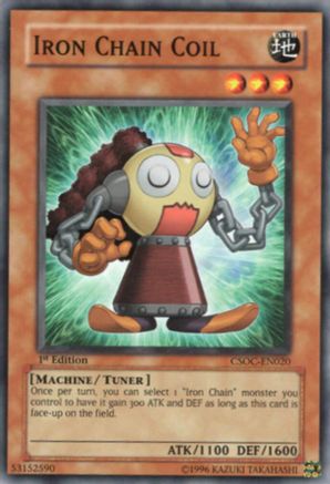 Iron Chain Coil (CSOC-EN020) - Crossroads of Chaos 1st Edition Crossroads of Chaos Yugioh Single  Squirtle Squad Card Shop.