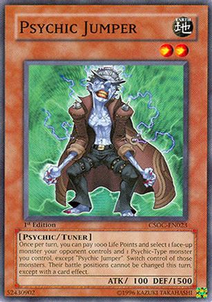Psychic Jumper (CSOC-EN023) - Crossroads of Chaos Unlimited Crossroads of Chaos Yugioh Single  Squirtle Squad Card Shop.
