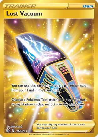 Lost Vacuum (Secret) 217  - Holofoil SWSH11 Lost Origin - Secret Rare SWSH11: Lost Origin Pokemon Single  Squirtle Squad Card Shop.