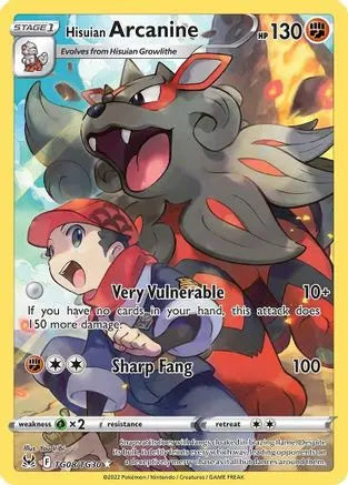 Hisuian Arcanine TG08  - Holofoil SWSH11 Lost Origin Trainer Gallery - Ultra Rare SWSH11: Lost Origin Trainer Gallery Pokemon Single  Squirtle Squad Card Shop.