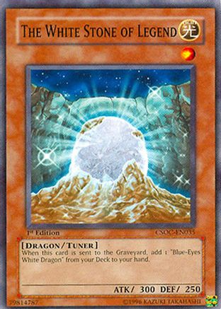 The White Stone of Legend (CSOC-EN035) - Crossroads of Chaos 1st Edition Crossroads of Chaos Yugioh Single  Squirtle Squad Card Shop.