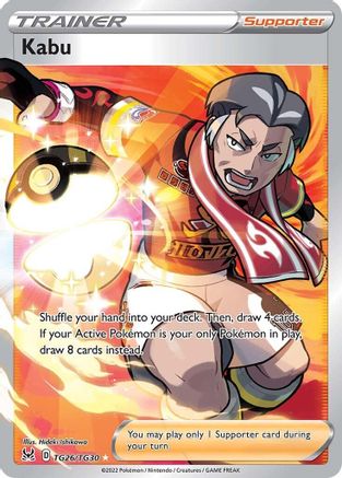 Kabu TG26  - Holofoil SWSH11 Lost Origin Trainer Gallery - Ultra Rare SWSH11: Lost Origin Trainer Gallery Pokemon Single  Squirtle Squad Card Shop.
