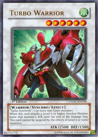 Turbo Warrior (CSOC-EN038) - Crossroads of Chaos 1st Edition Crossroads of Chaos Yugioh Single  Squirtle Squad Card Shop.