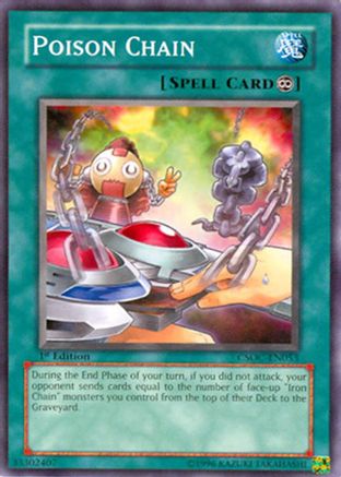 Poison Chain (CSOC-EN053) - Crossroads of Chaos Unlimited Crossroads of Chaos Yugioh Single  Squirtle Squad Card Shop.