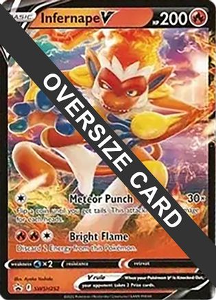 Infernape V - SWSH252 SWS252  - Holofoil Jumbo Cards - Promo Jumbo Cards Pokemon Single  Squirtle Squad Card Shop.