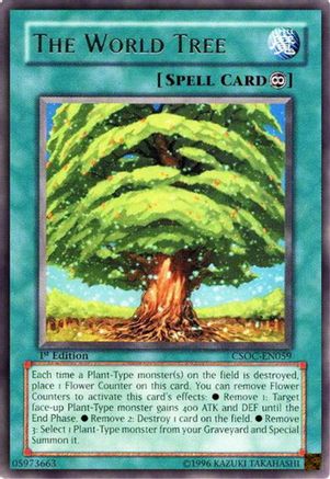 The World Tree (CSOC-EN059) - Crossroads of Chaos 1st Edition Crossroads of Chaos Yugioh Single  Squirtle Squad Card Shop.