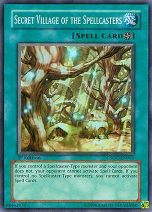 Secret Village of the Spellcasters (CSOC-EN061) - Crossroads of Chaos 1st Edition Crossroads of Chaos Yugioh Single  Squirtle Squad Card Shop.