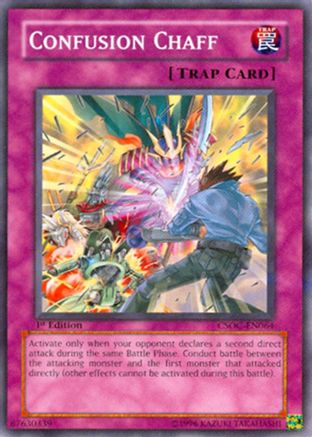 Confusion Chaff (CSOC-EN064) - Crossroads of Chaos 1st Edition Crossroads of Chaos Yugioh Single  Squirtle Squad Card Shop.
