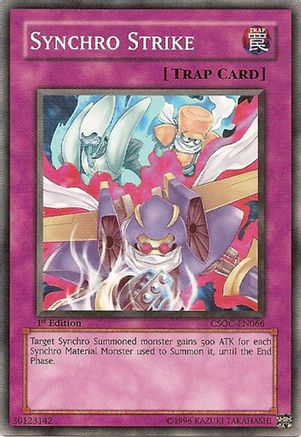 Synchro Strike (CSOC-EN066) - Crossroads of Chaos Unlimited Crossroads of Chaos Yugioh Single  Squirtle Squad Card Shop.