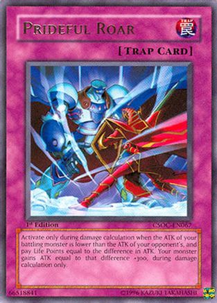 Prideful Roar (CSOC-EN067) - Crossroads of Chaos 1st Edition Crossroads of Chaos Yugioh Single  Squirtle Squad Card Shop.