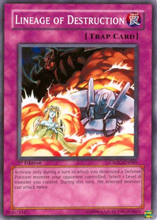 Lineage of Destruction (CSOC-EN069) - Crossroads of Chaos 1st Edition Crossroads of Chaos Yugioh Single  Squirtle Squad Card Shop.