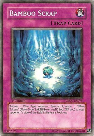 Bamboo Scrap (CSOC-EN075) - Crossroads of Chaos 1st Edition Crossroads of Chaos Yugioh Single  Squirtle Squad Card Shop.