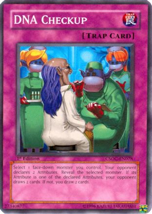 DNA Checkup (CSOC-EN078) - Crossroads of Chaos Unlimited Crossroads of Chaos Yugioh Single  Squirtle Squad Card Shop.