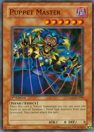 Puppet Master (CSOC-EN090) - Crossroads of Chaos Unlimited Crossroads of Chaos Yugioh Single  Squirtle Squad Card Shop.