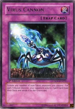 Virus Cannon (CSOC-EN092) - Crossroads of Chaos Unlimited Crossroads of Chaos Yugioh Single  Squirtle Squad Card Shop.