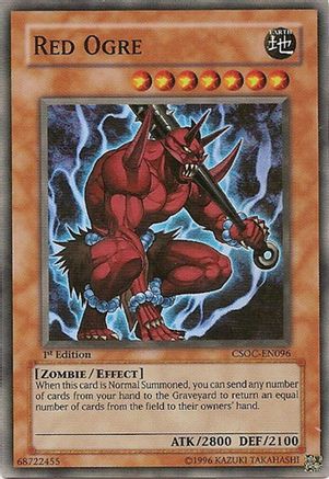 Red Ogre (CSOC-EN096) - Crossroads of Chaos Unlimited Crossroads of Chaos Yugioh Single  Squirtle Squad Card Shop.