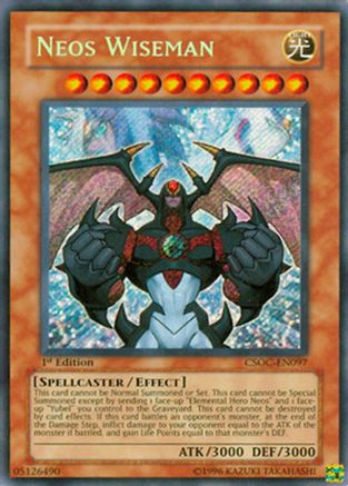 Neos Wiseman (CSOC-EN097) - Crossroads of Chaos Unlimited Crossroads of Chaos Yugioh Single  Squirtle Squad Card Shop.