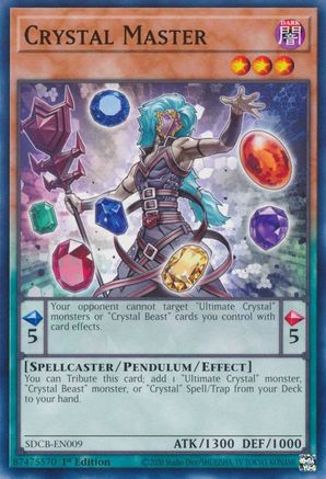 Crystal Master (SDCB-EN009) - Structure Deck: Legend of the Crystal Beasts 1st Edition Structure Deck: Legend of the Crystal Beasts Yugioh Single  Squirtle Squad Card Shop.