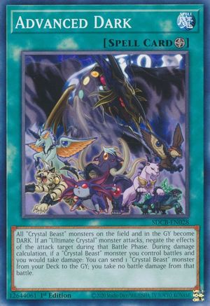 Advanced Dark (SDCB-EN028) - Structure Deck: Legend of the Crystal Beasts 1st Edition Structure Deck: Legend of the Crystal Beasts Yugioh Single  Squirtle Squad Card Shop.