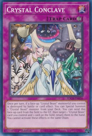 Crystal Conclave (SDCB-EN036) - Structure Deck: Legend of the Crystal Beasts 1st Edition Structure Deck: Legend of the Crystal Beasts Yugioh Single  Squirtle Squad Card Shop.