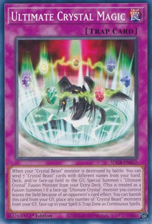 Ultimate Crystal Magic (SDCB-EN037) - Structure Deck: Legend of the Crystal Beasts 1st Edition Structure Deck: Legend of the Crystal Beasts Yugioh Single  Squirtle Squad Card Shop.