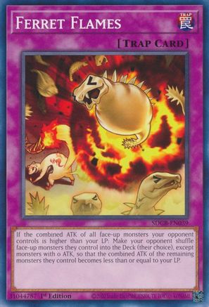 Ferret Flames (SDCB-EN039) - Structure Deck: Legend of the Crystal Beasts 1st Edition Structure Deck: Legend of the Crystal Beasts Yugioh Single  Squirtle Squad Card Shop.