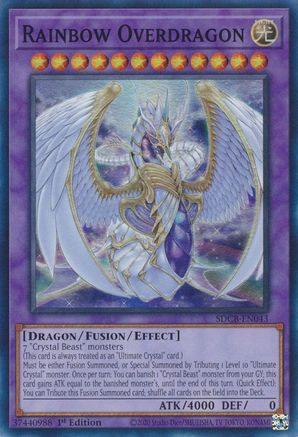 Rainbow Overdragon (SDCB-EN043) - Structure Deck: Legend of the Crystal Beasts 1st Edition Structure Deck: Legend of the Crystal Beasts Yugioh Single  Squirtle Squad Card Shop.