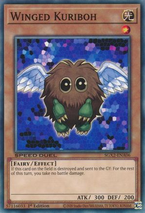 Winged Kuriboh (SGX2-ENA06) - Speed Duel GX: Midterm Paradox 1st Edition Speed Duel GX: Midterm Paradox Yugioh Single  Squirtle Squad Card Shop.