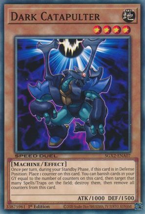 Dark Catapulter (SGX2-ENA07) - Speed Duel GX: Midterm Paradox 1st Edition Speed Duel GX: Midterm Paradox Yugioh Single  Squirtle Squad Card Shop.