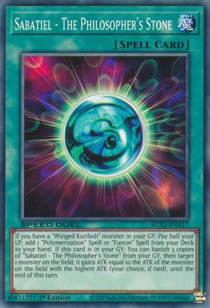 Sabatiel - The Philosopher's Stone (SGX2-ENA17) - Speed Duel GX: Midterm Paradox 1st Edition Speed Duel GX: Midterm Paradox Yugioh Single  Squirtle Squad Card Shop.