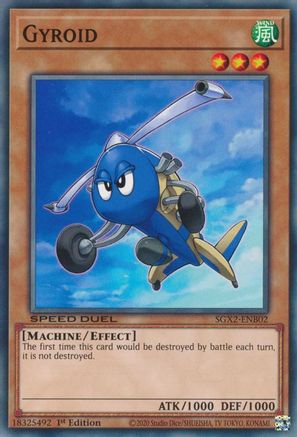 Gyroid (SGX2-ENB02) - Speed Duel GX: Midterm Paradox 1st Edition Speed Duel GX: Midterm Paradox Yugioh Single  Squirtle Squad Card Shop.