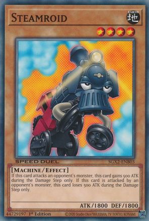 Steamroid (SGX2-ENB03) - Speed Duel GX: Midterm Paradox 1st Edition Speed Duel GX: Midterm Paradox Yugioh Single  Squirtle Squad Card Shop.