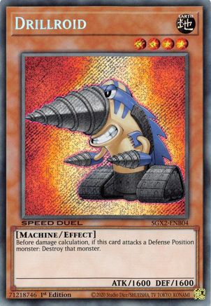 Drillroid (Secret Rare) (SGX2-ENB04) - Speed Duel GX: Midterm Paradox 1st Edition Speed Duel GX: Midterm Paradox Yugioh Single  Squirtle Squad Card Shop.