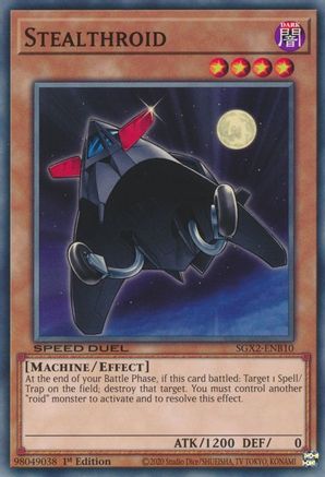 Stealthroid (SGX2-ENB10) - Speed Duel GX: Midterm Paradox 1st Edition Speed Duel GX: Midterm Paradox Yugioh Single  Squirtle Squad Card Shop.