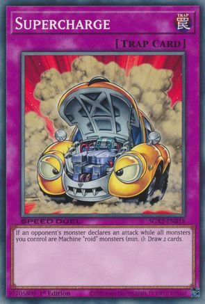 Supercharge (SGX2-ENB18) - Speed Duel GX: Midterm Paradox 1st Edition Speed Duel GX: Midterm Paradox Yugioh Single  Squirtle Squad Card Shop.