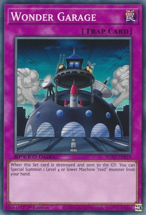Wonder Garage (SGX2-ENB19) - Speed Duel GX: Midterm Paradox 1st Edition Speed Duel GX: Midterm Paradox Yugioh Single  Squirtle Squad Card Shop.