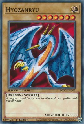 Hyozanryu (SGX2-ENC02) - Speed Duel GX: Midterm Paradox 1st Edition Speed Duel GX: Midterm Paradox Yugioh Single  Squirtle Squad Card Shop.