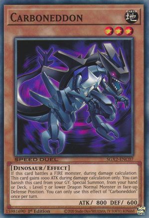 Carboneddon (SGX2-ENC07) - Speed Duel GX: Midterm Paradox 1st Edition Speed Duel GX: Midterm Paradox Yugioh Single  Squirtle Squad Card Shop.