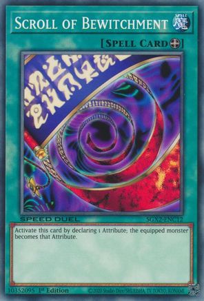 Scroll of Bewitchment (SGX2-ENC12) - Speed Duel GX: Midterm Paradox 1st Edition Speed Duel GX: Midterm Paradox Yugioh Single  Squirtle Squad Card Shop.
