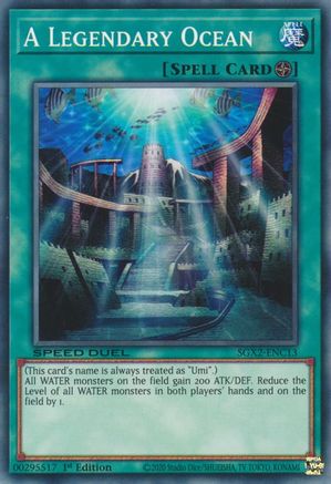 A Legendary Ocean (SGX2-ENC13) - Speed Duel GX: Midterm Paradox 1st Edition Speed Duel GX: Midterm Paradox Yugioh Single  Squirtle Squad Card Shop.
