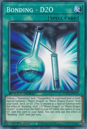 Bonding - D2O (SGX2-ENC15) - Speed Duel GX: Midterm Paradox 1st Edition Speed Duel GX: Midterm Paradox Yugioh Single  Squirtle Squad Card Shop.