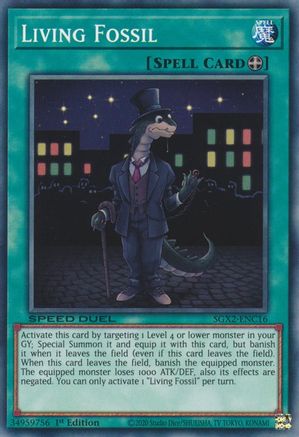 Living Fossil (SGX2-ENC16) - Speed Duel GX: Midterm Paradox 1st Edition Speed Duel GX: Midterm Paradox Yugioh Single  Squirtle Squad Card Shop.